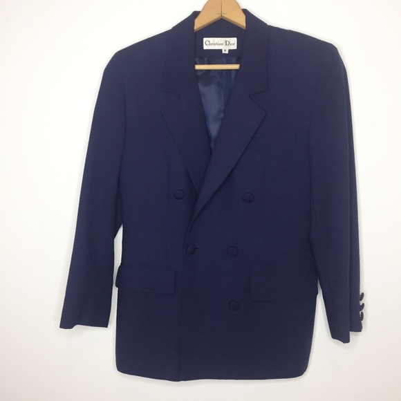 RARE Vintage Dior double breasted blazer skirt set - Picture 2 of 8